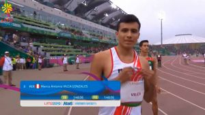 LIMA 2019: Marco Antonio Vilca Gonzales clasificó a la Final de los 800 mt planos de Atletismo
